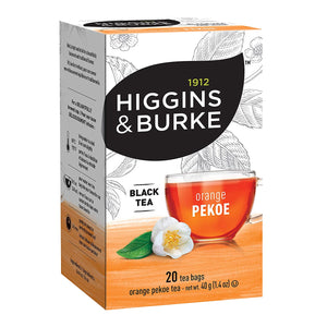 Higgins & Burke Orange Pekoe Filterbag Tea 20 Count