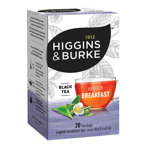 Higgins & Burke English Breakfast Filterbag Tea 20 Count