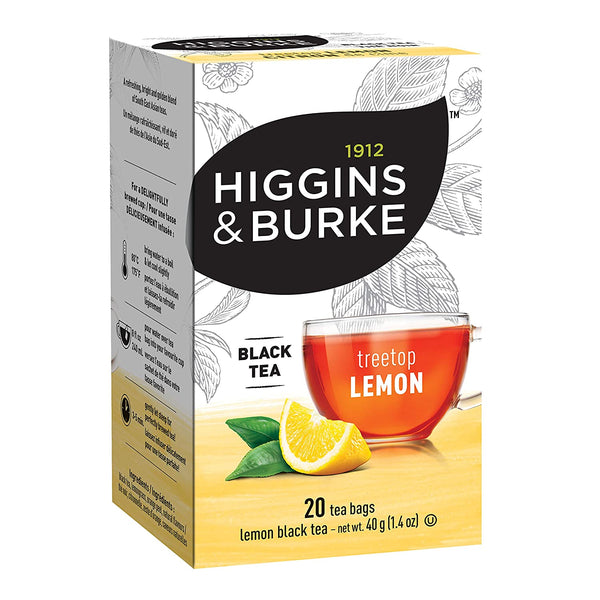 Higgins & Burke Treetop Lemon Filterbag Tea 20 Count