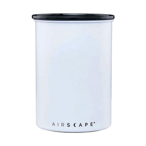 Airscape Classic 1 lb Coffee Canister, Matte White
