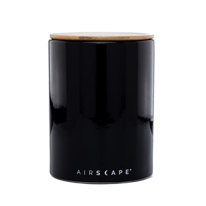 Airscape Ceramic 1 lb Coffee Canister, Black