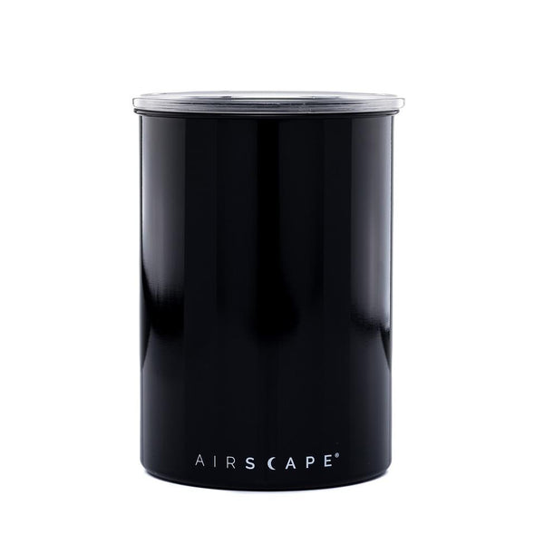 Airscape Classic 1 lb Coffee Canister, Obsidian Black