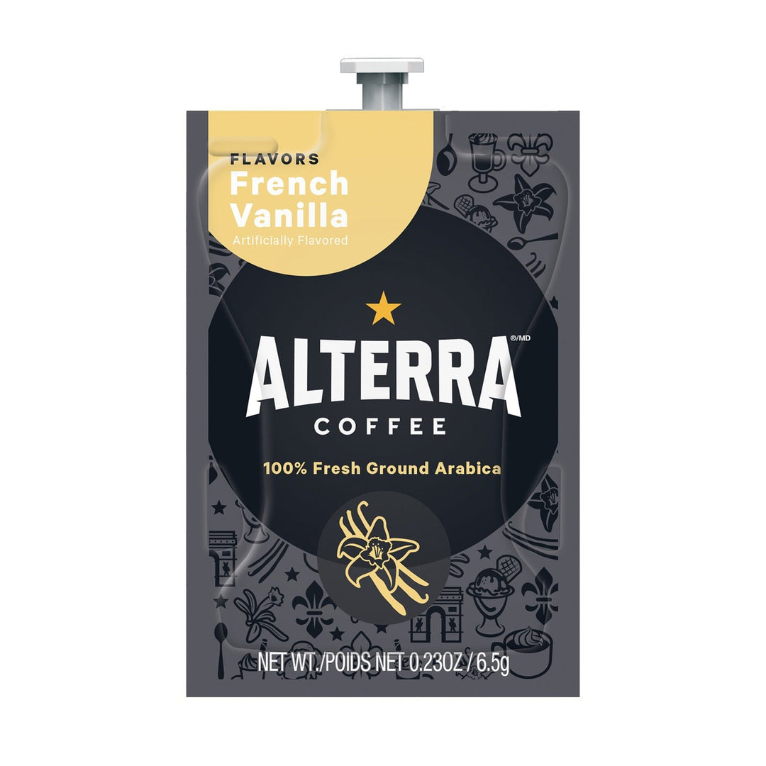 Alterra French Vanilla Coffee Freshpacks 20 Count or 100 Case