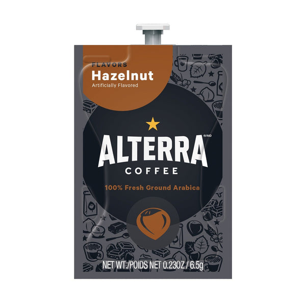 Alterra Hazelnut Coffee Freshpacks 20 Count or 100 Case