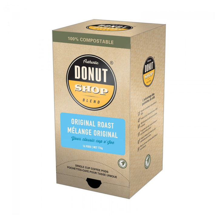 Authentic Donut Shop Blend Coffee Pods 16 Pack