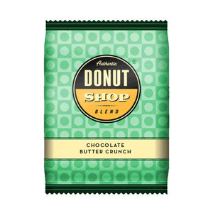 Authentic Donut Shop Chocolate Buttercrunch Coffee Fraction Packs, 24 x 2.5 oz