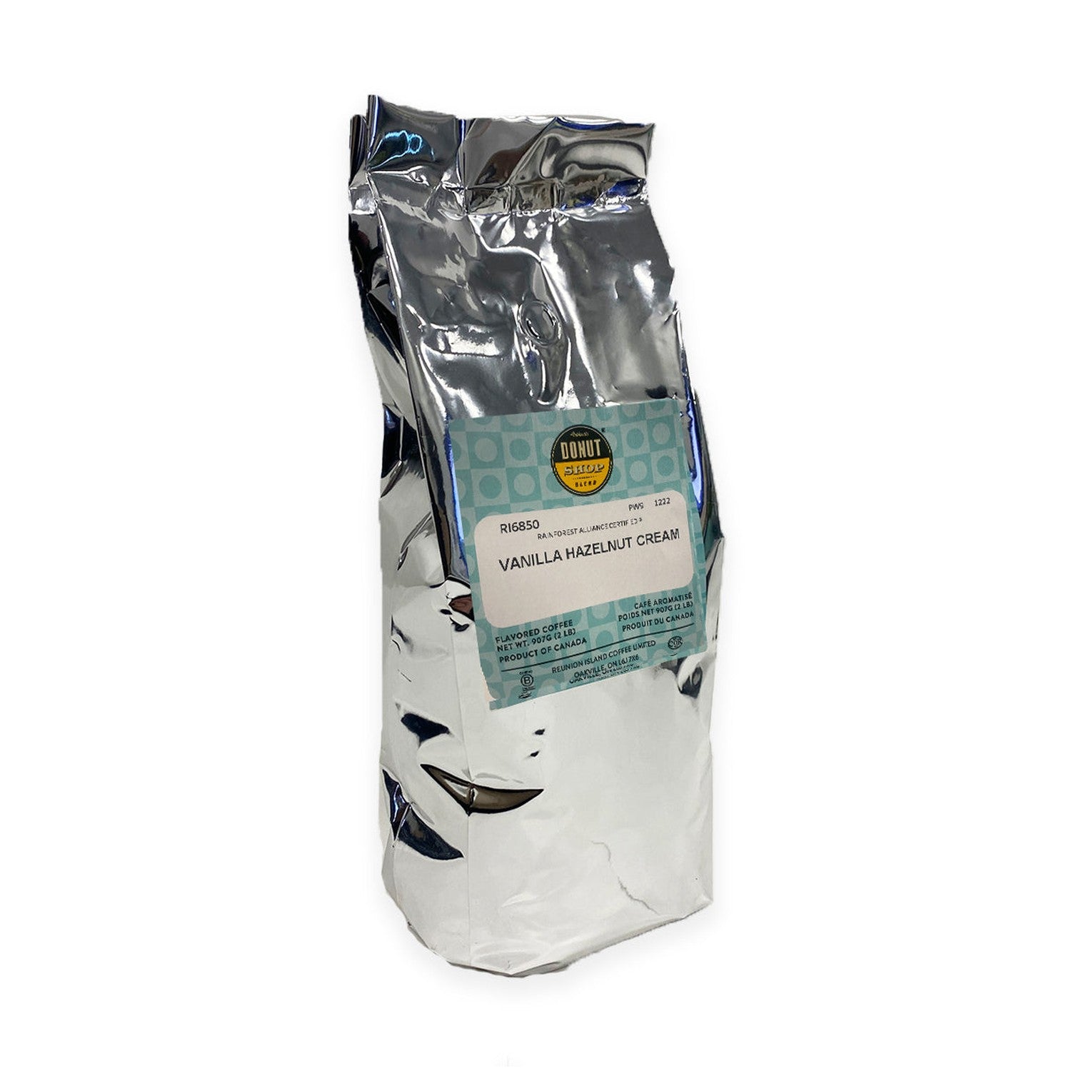 Authentic Donut Shop Vanilla Hazelnut Cream Whole Bean Coffee, 2 lb