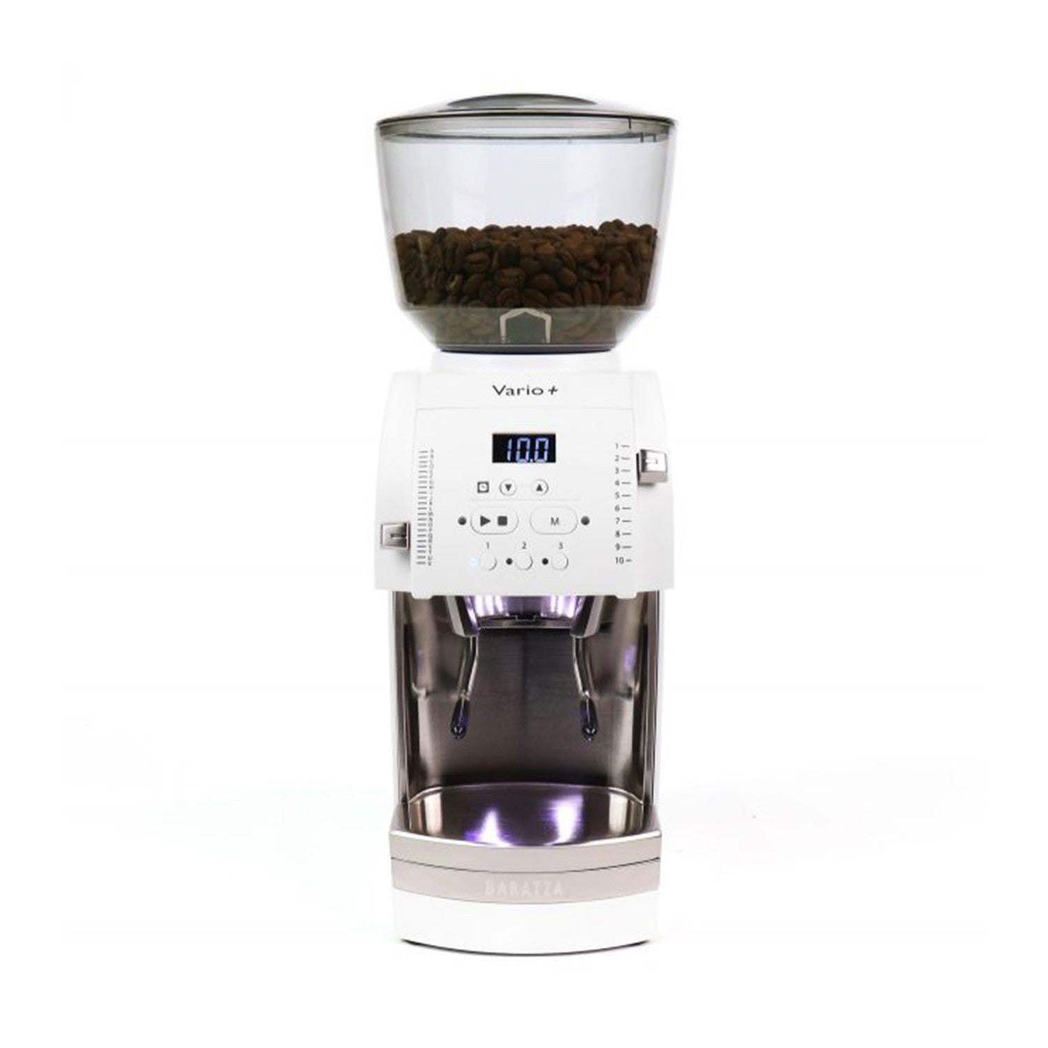 Baratza Vario+ Flat Ceramic Burr Grinder #888-120V, White