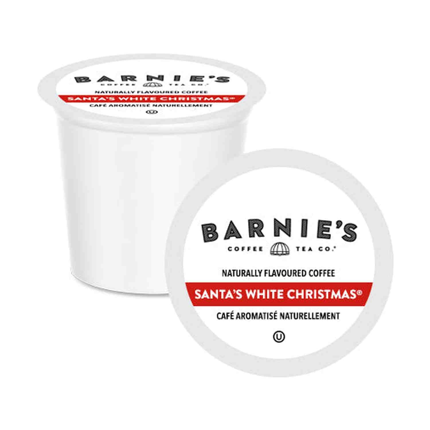 Barnie's Santa's White Christmas Single Serve Coffee 24 Pack