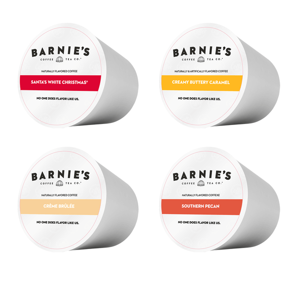 Barnie's Flavoured Variety Pack Single Serve Coffee, 32 Pack