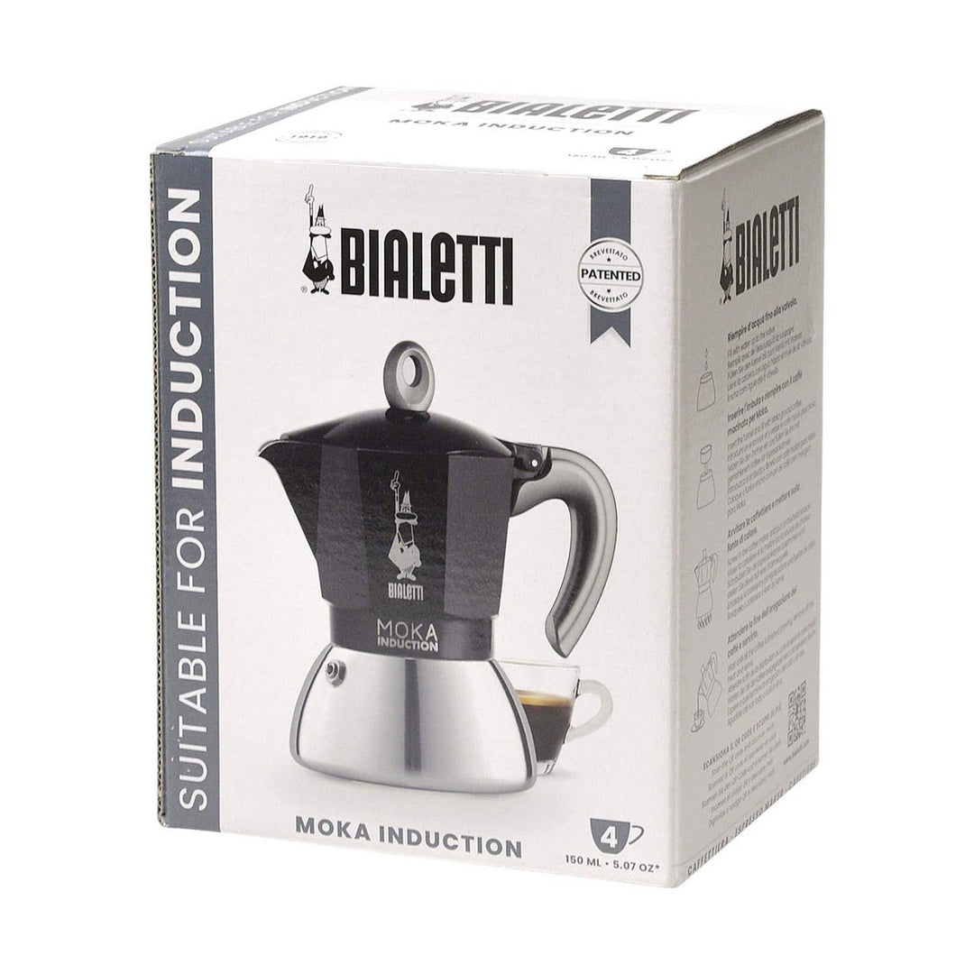 Bialetti Moka Induction Stovetop Coffee Maker, 4 Cups