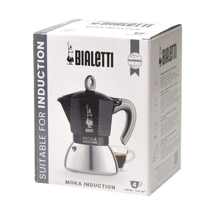 Bialetti Moka Induction Stovetop Coffee Maker, 4 Cups