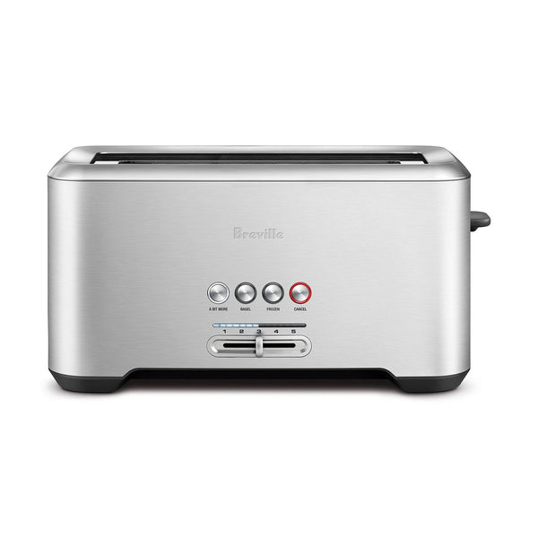 Breville 'A Bit More' 4-Slice Toaster, Brushed Stainless Steel