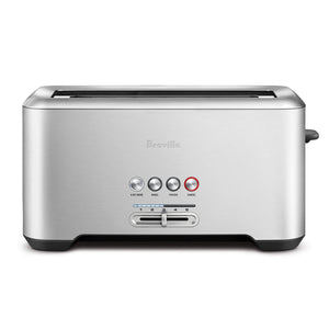 Breville 'A Bit More' 4-Slice Toaster, Brushed Stainless Steel