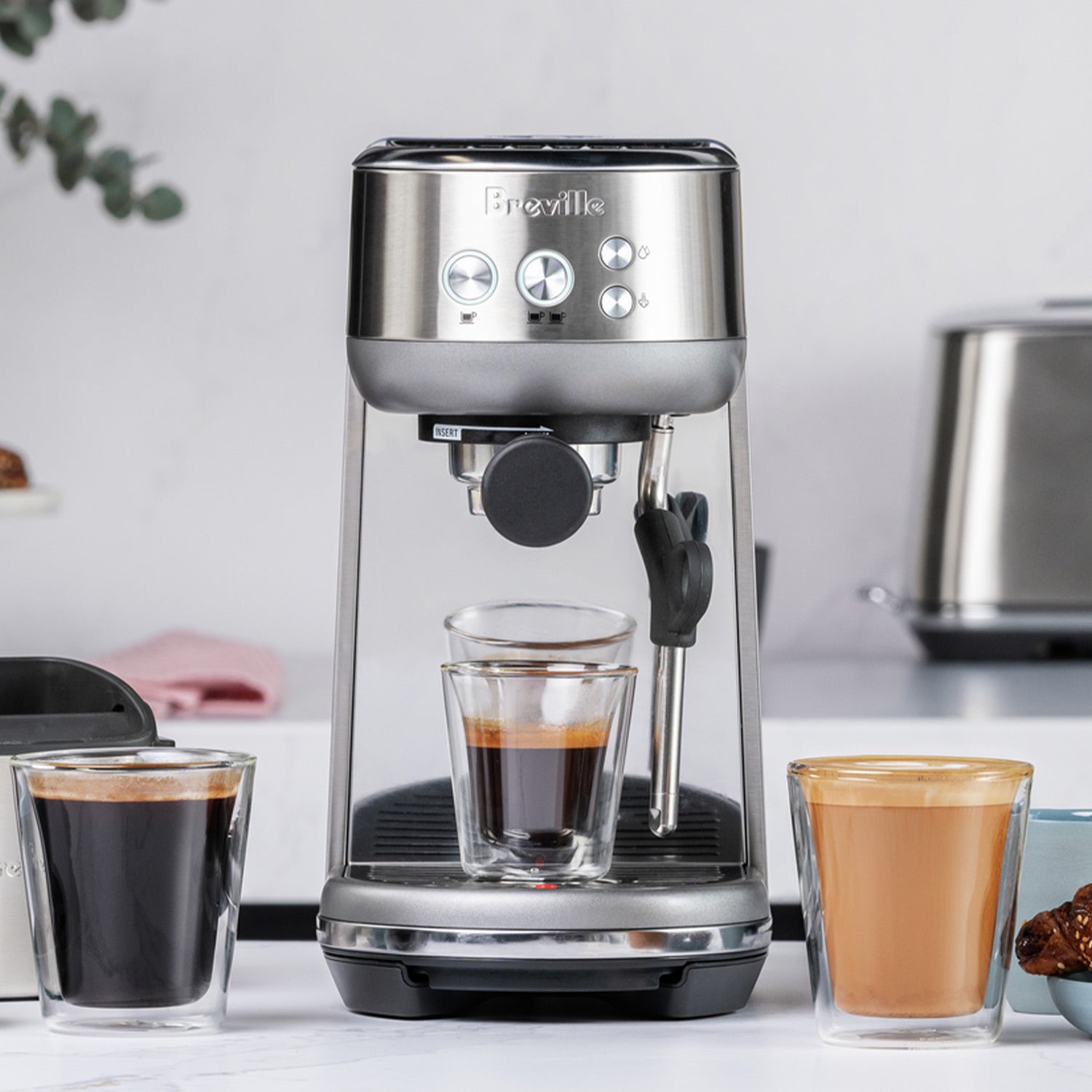 Breville Bambino Espresso Machine, Stainless Steel #BES450BSS