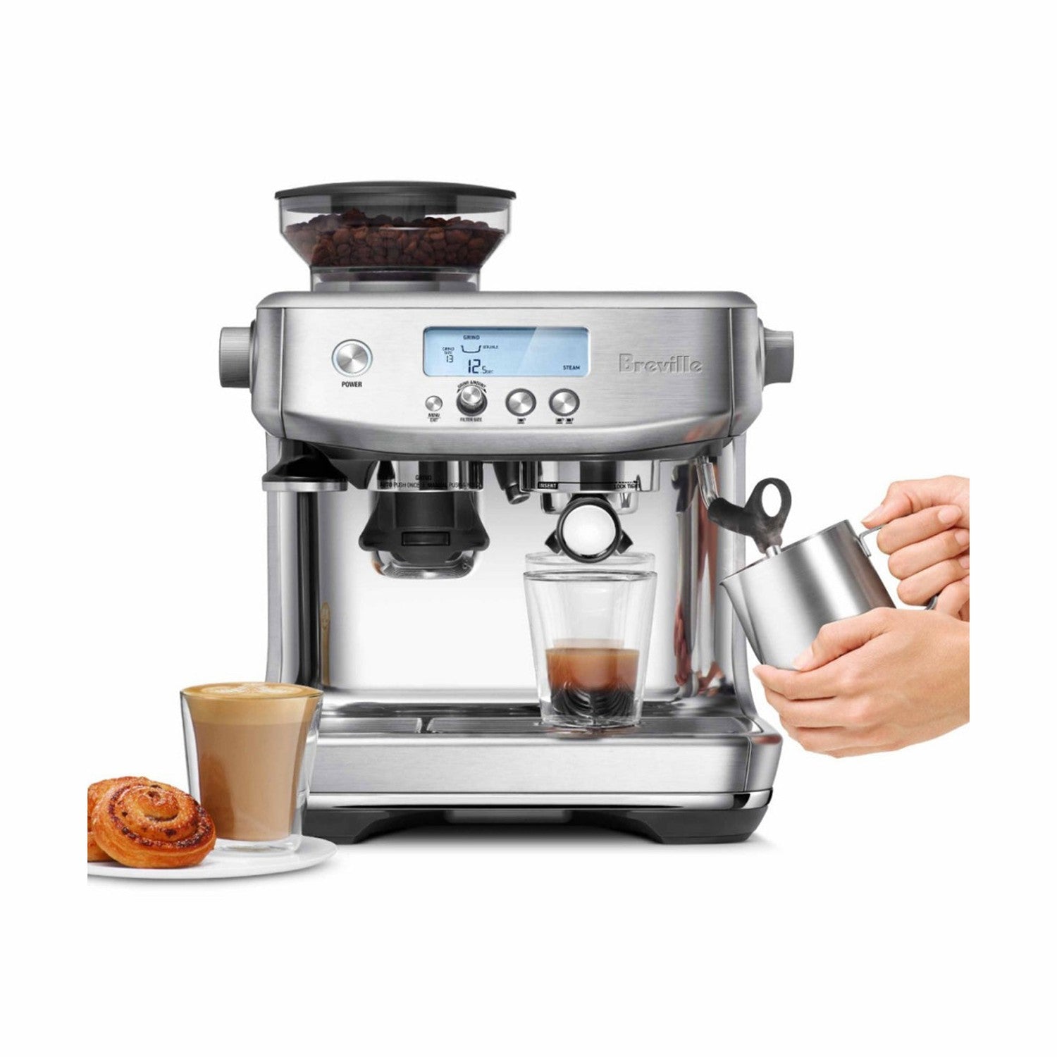 Breville Barista Pro Espresso Machine #BES878BSS