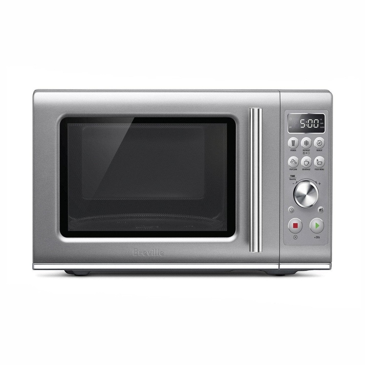 Breville Compact Wave Soft Close Microwave, Silver #BMO650SIL1BCA1