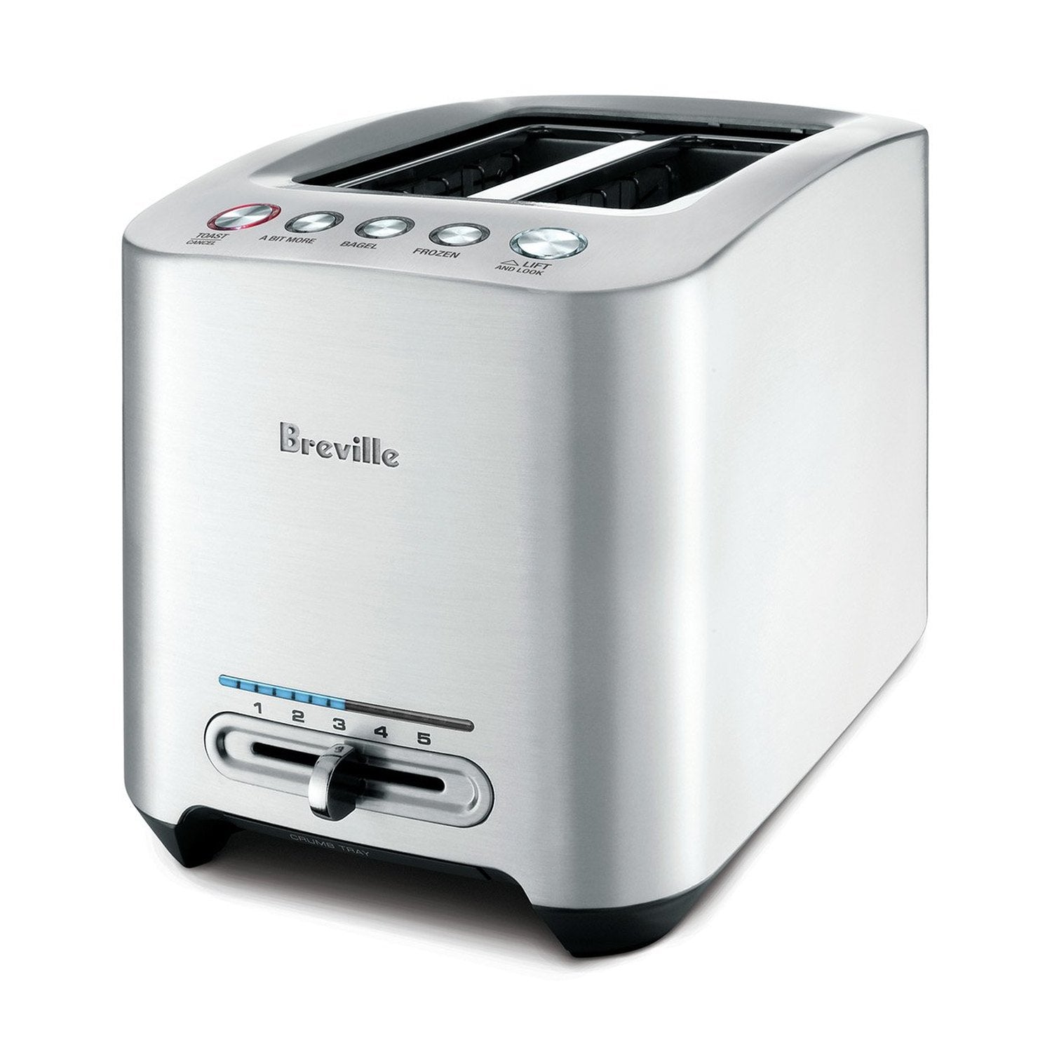 Breville Die-Cast 2-Slice Smart Toaster, Brushed Aluminum #BTA820BSS1BCA1
