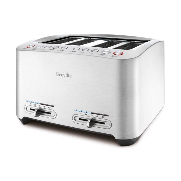 Breville Die-Cast 4-Slice Smart Toaster, Brushed Aluminum #BTA840BSS1BCA1