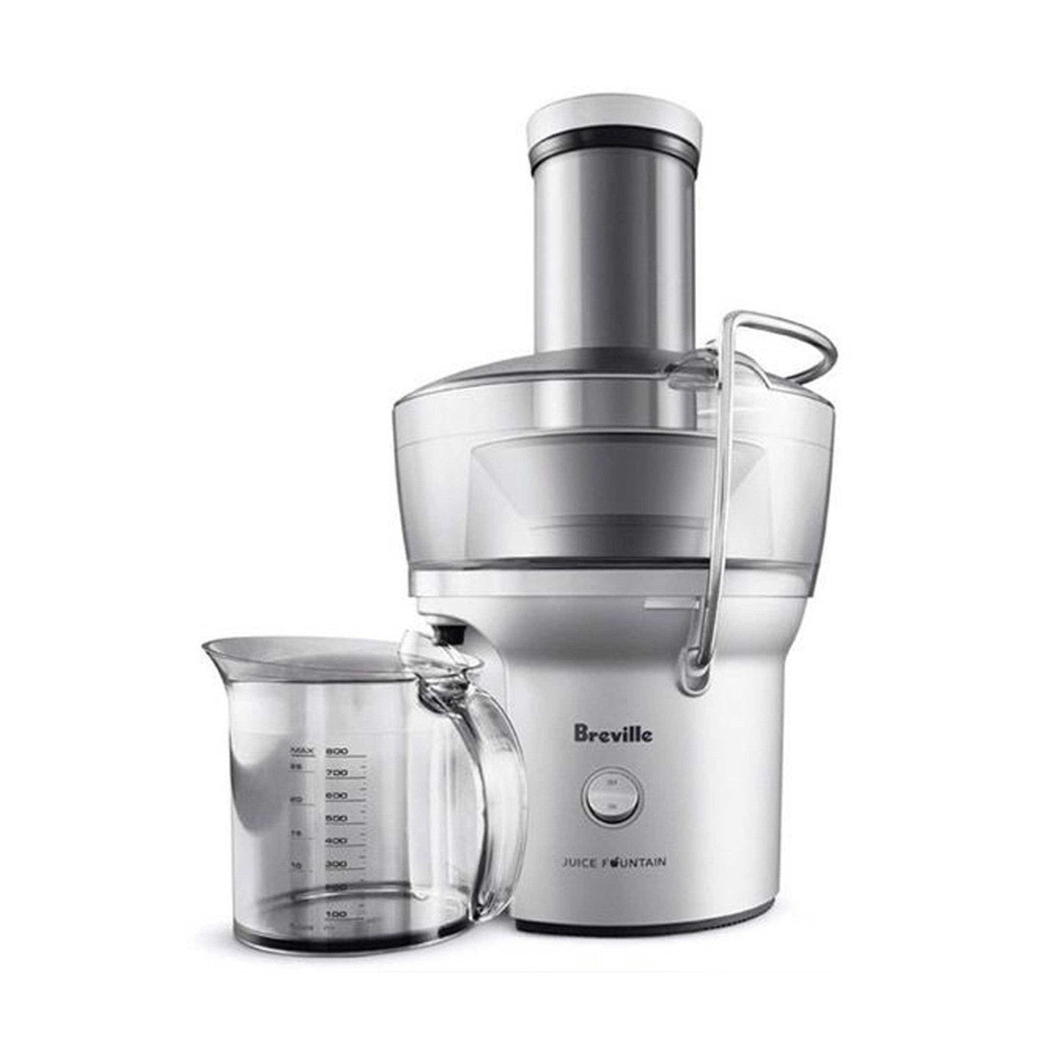 Breville Juice Fountain Compact Juicer, Silver #BJE200XL