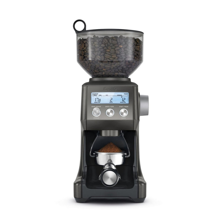 Breville Smart Grinder Pro Conical Burr Grinder, Black Stainless Steel 