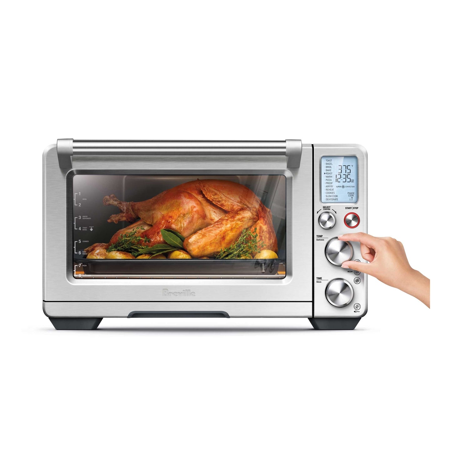 Breville Smart Oven Air Fryer Pro, Brushed Stainless Steel #BOV900BSS1BCA