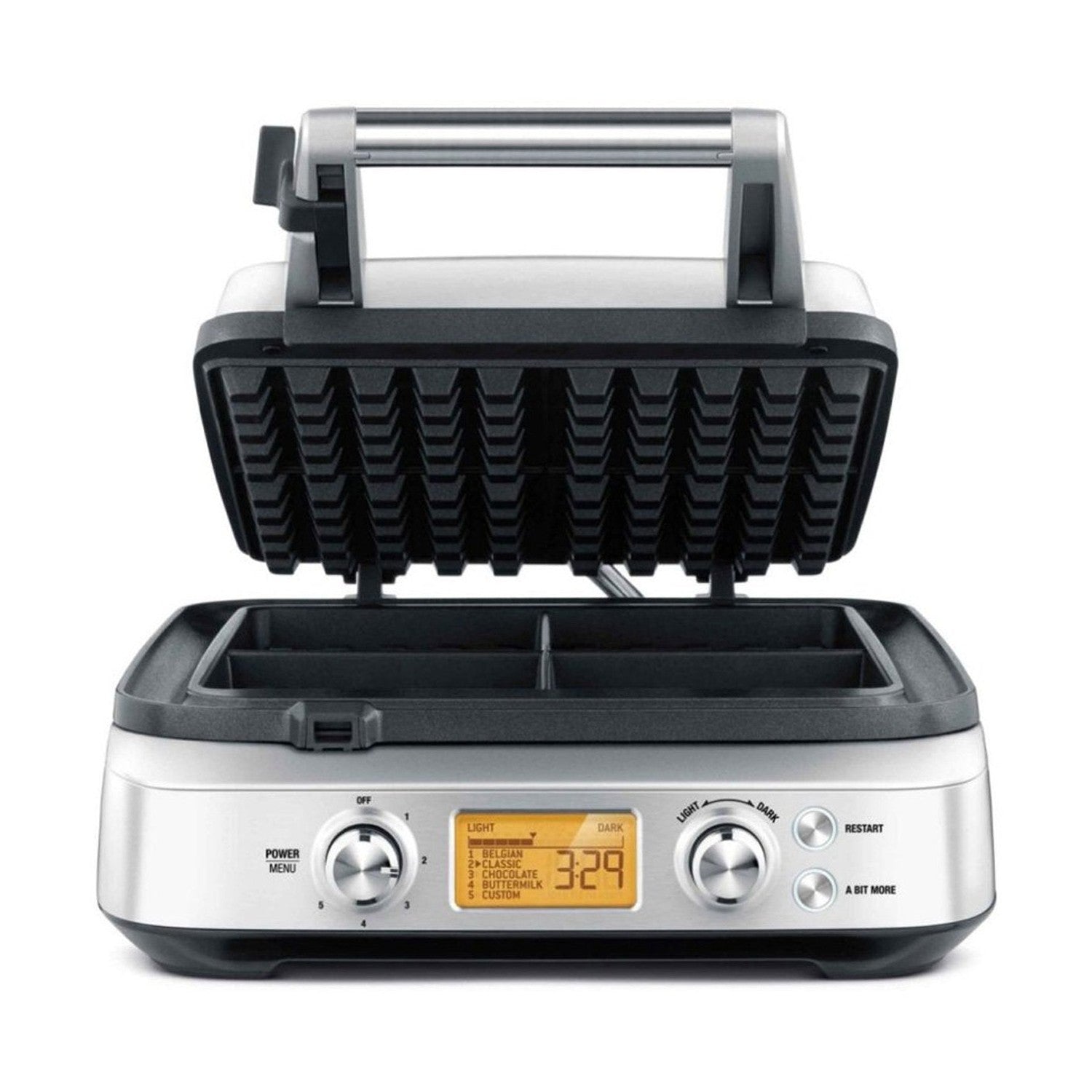 Breville Smart Waffle Pro 4-Slice Waffle Maker, Brushed Stainless Steel #BWM640BSS1BCA1