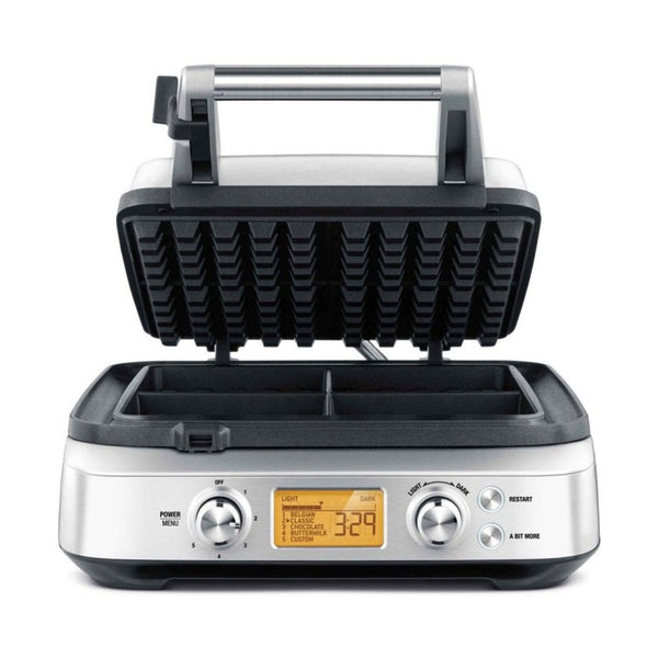 Breville Smart Waffle Pro 4-Slice Waffle Maker, Brushed Stainless Steel #BWM640BSS1BCA1