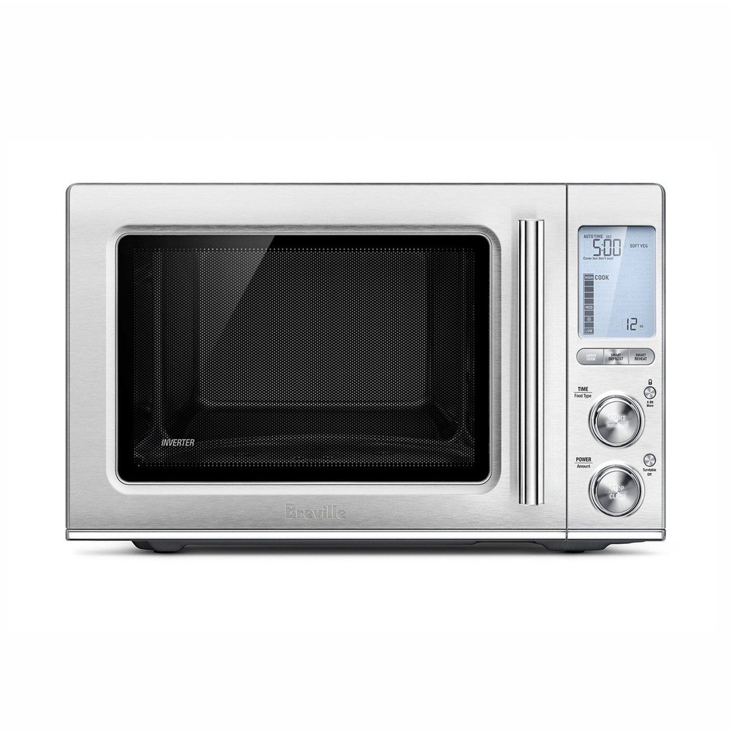 Breville Smooth Wave Microwave, Brushed Stainless Steel #BMO850BSS1BCA1