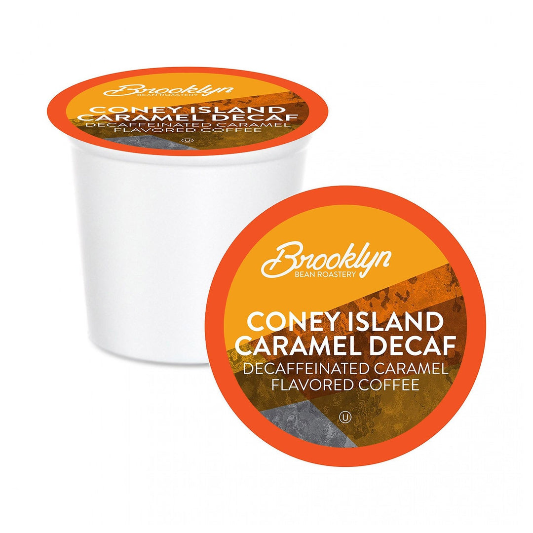 Brooklyn Beans Coney Island Caramel Decaf Single Serve Coffee, 40 Pack