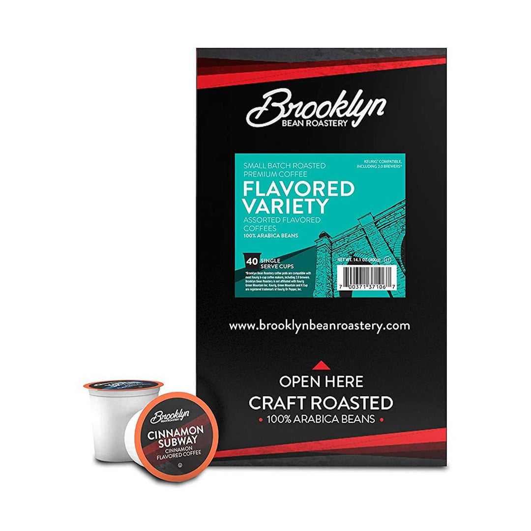 Brooklyn Beans Flavoured Single Serve Coffee Variety, 40 Pack