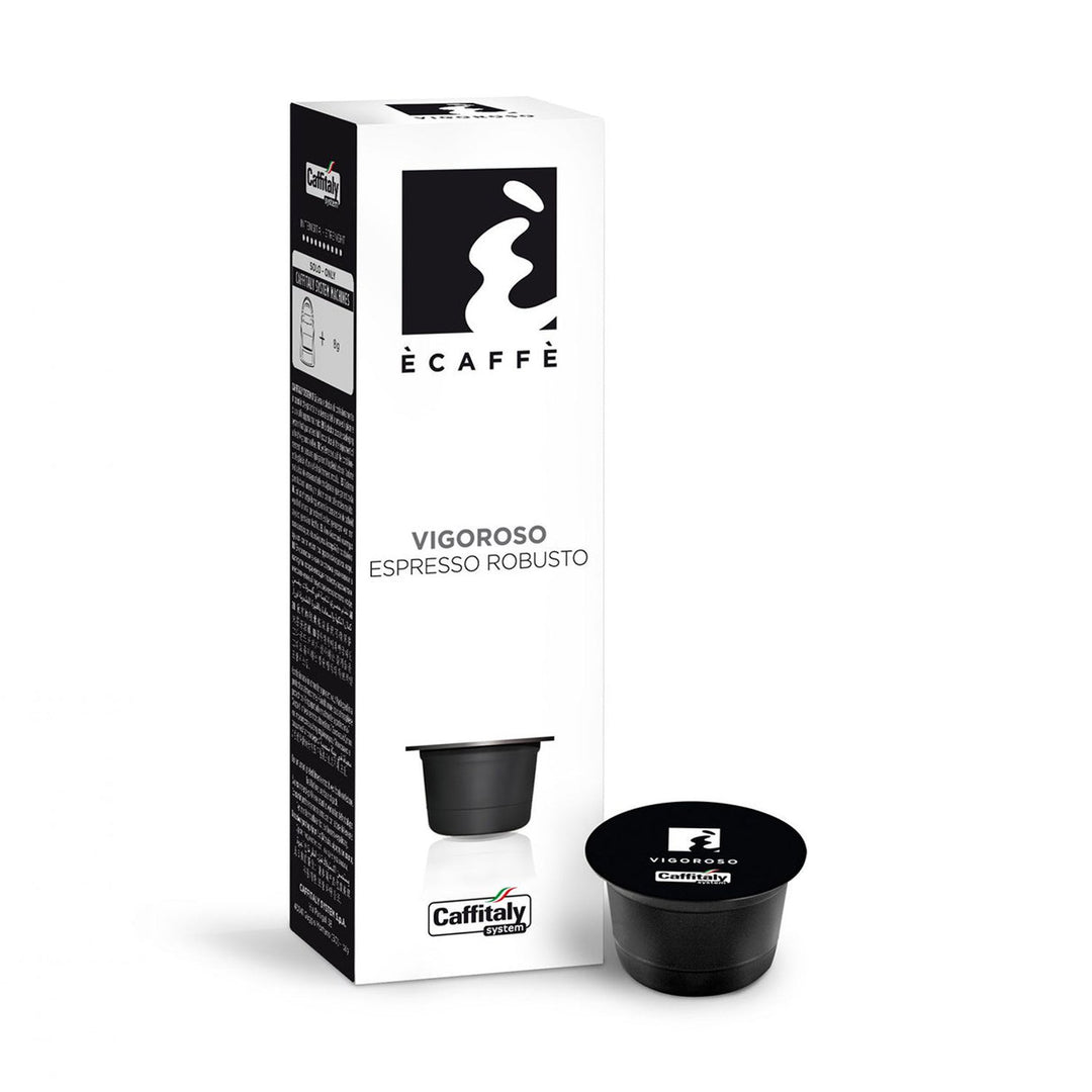 Caffitaly Ecaffe Vigoroso Espresso Capsules 10 Count