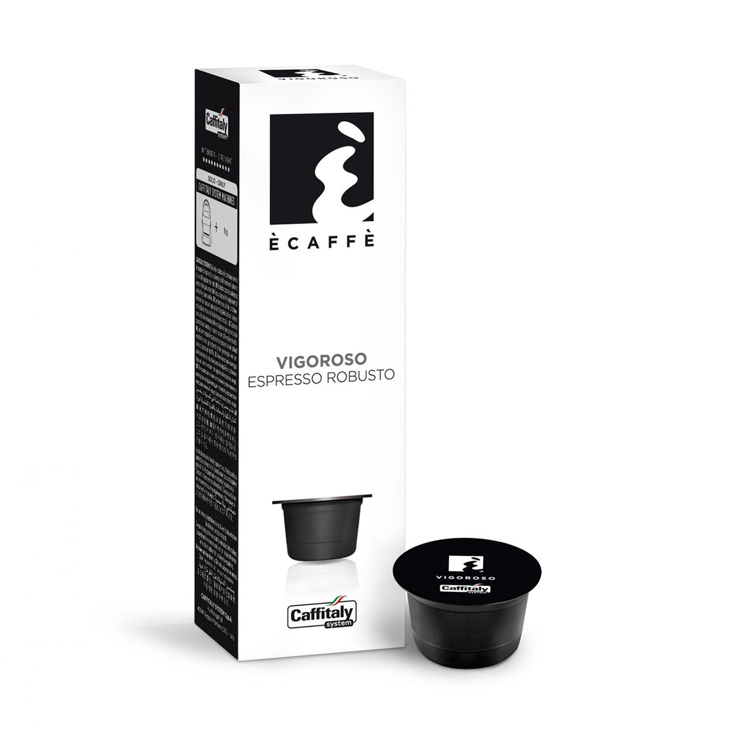 Caffitaly Ecaffe Vigoroso Espresso Capsules 10 Count