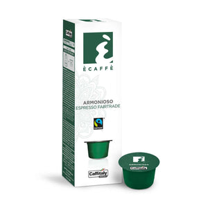 Caffitaly ecaffe Armonioso Fair Trade Espresso Capsules 10 Count