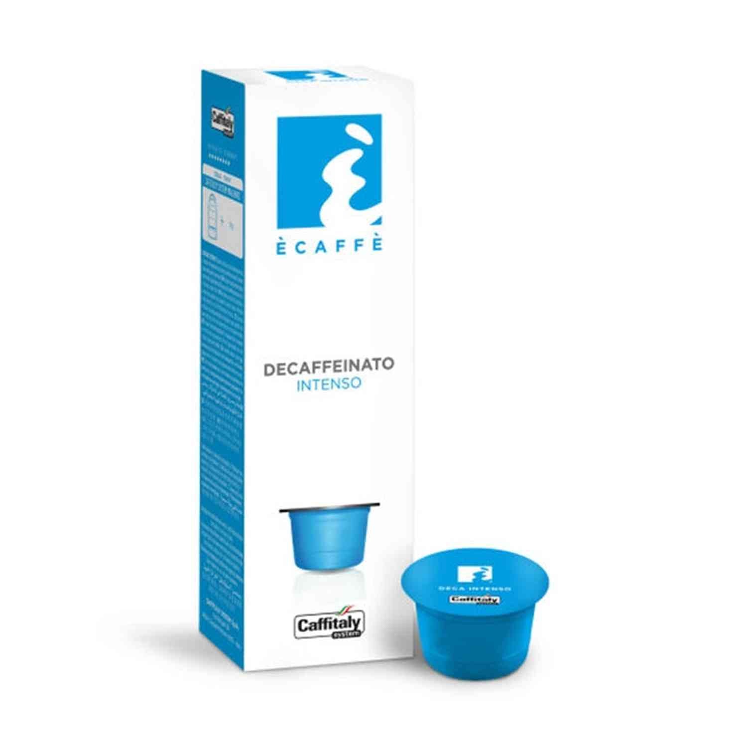 Caffitaly ecaffe Decaffeinato Intenso Fair Trade Espresso Capsules 10 Count