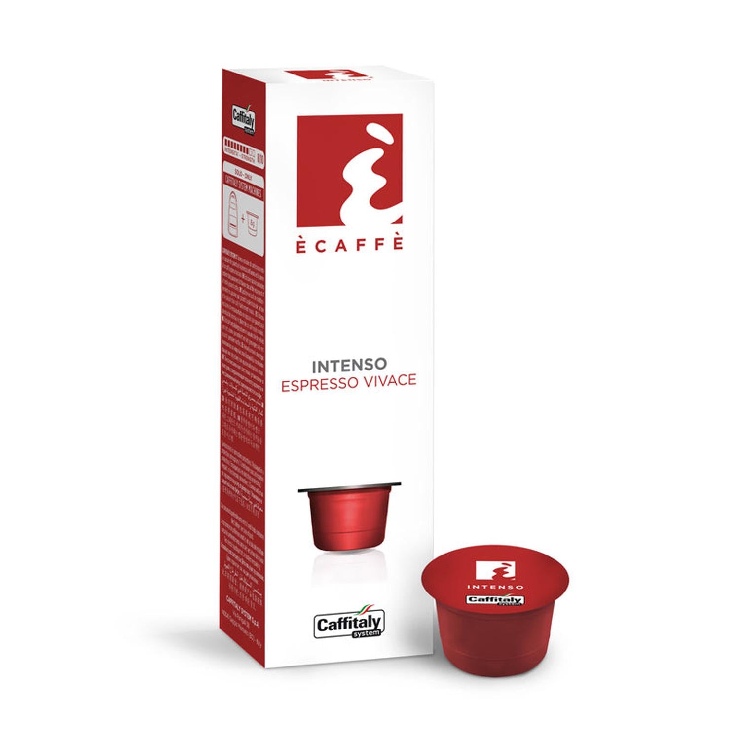 Caffitaly ecaffe Intenso Espresso Capsules 10 Count