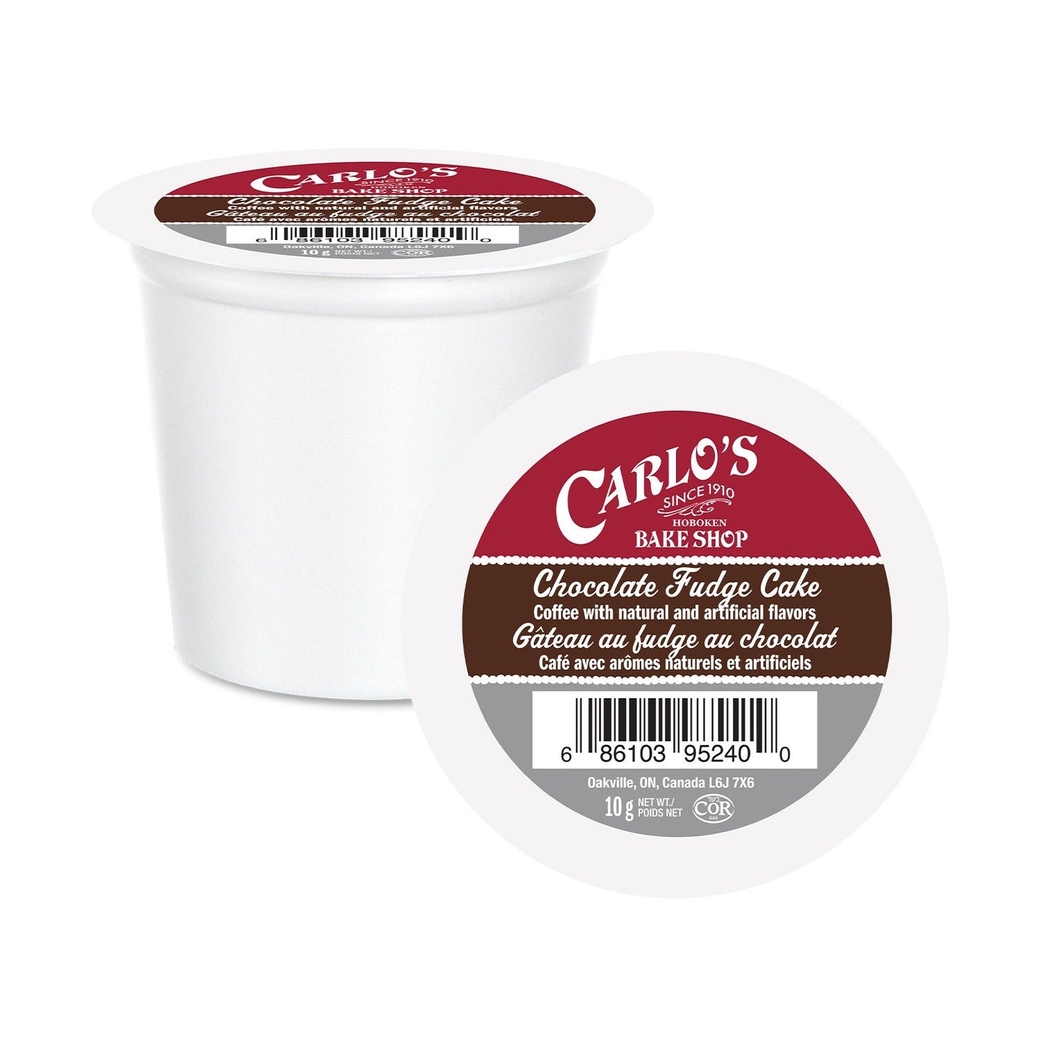 Carlo's Bake Shop Chocolate Fudge Cake Single Serve Coffee 24 Pack