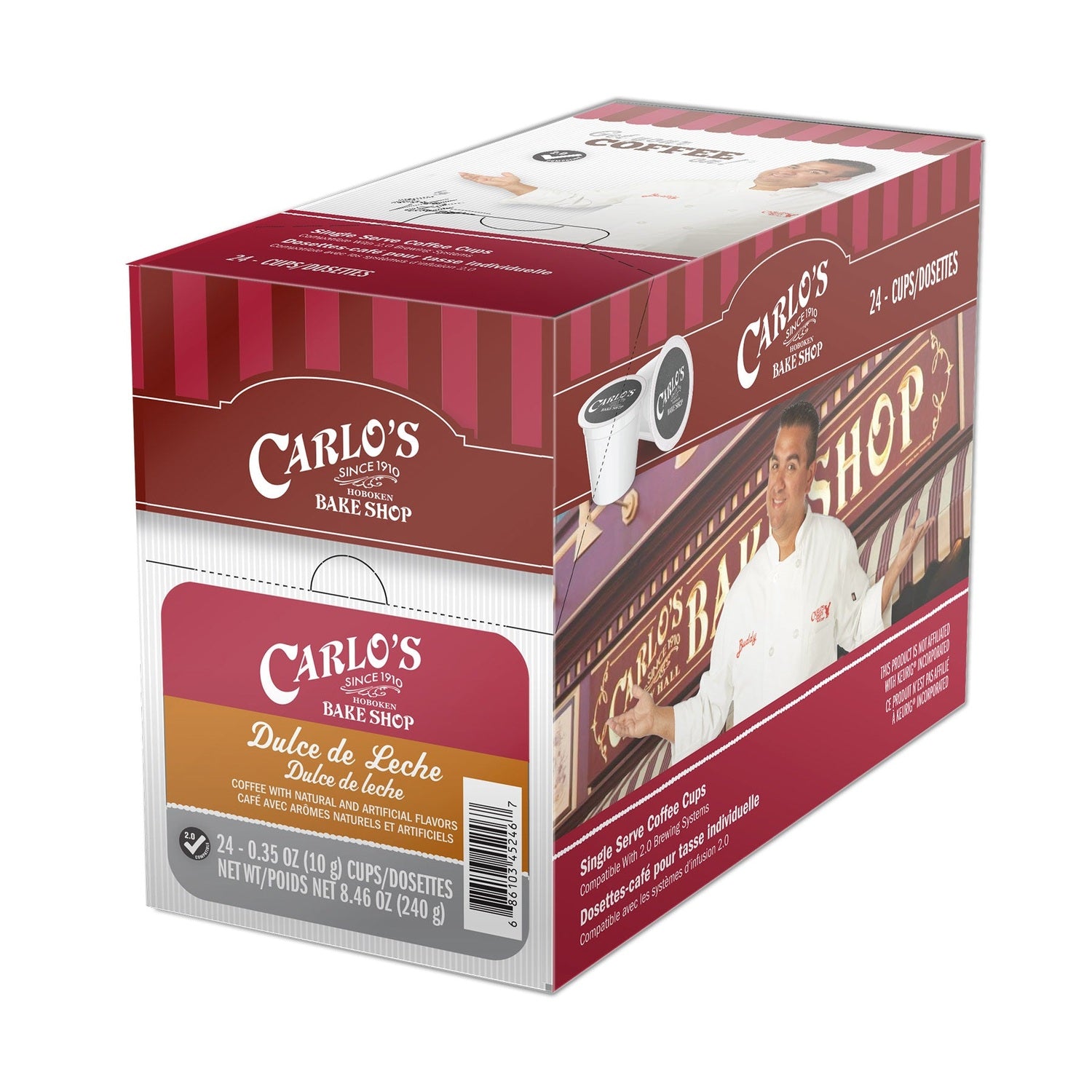 Carlo's Bake Shop Dulce De Leche Single Serve Coffee 24 Pack