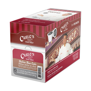 Carlo's Bake Shop Italian Rum Cake Single Serve Coffee 24 Pack