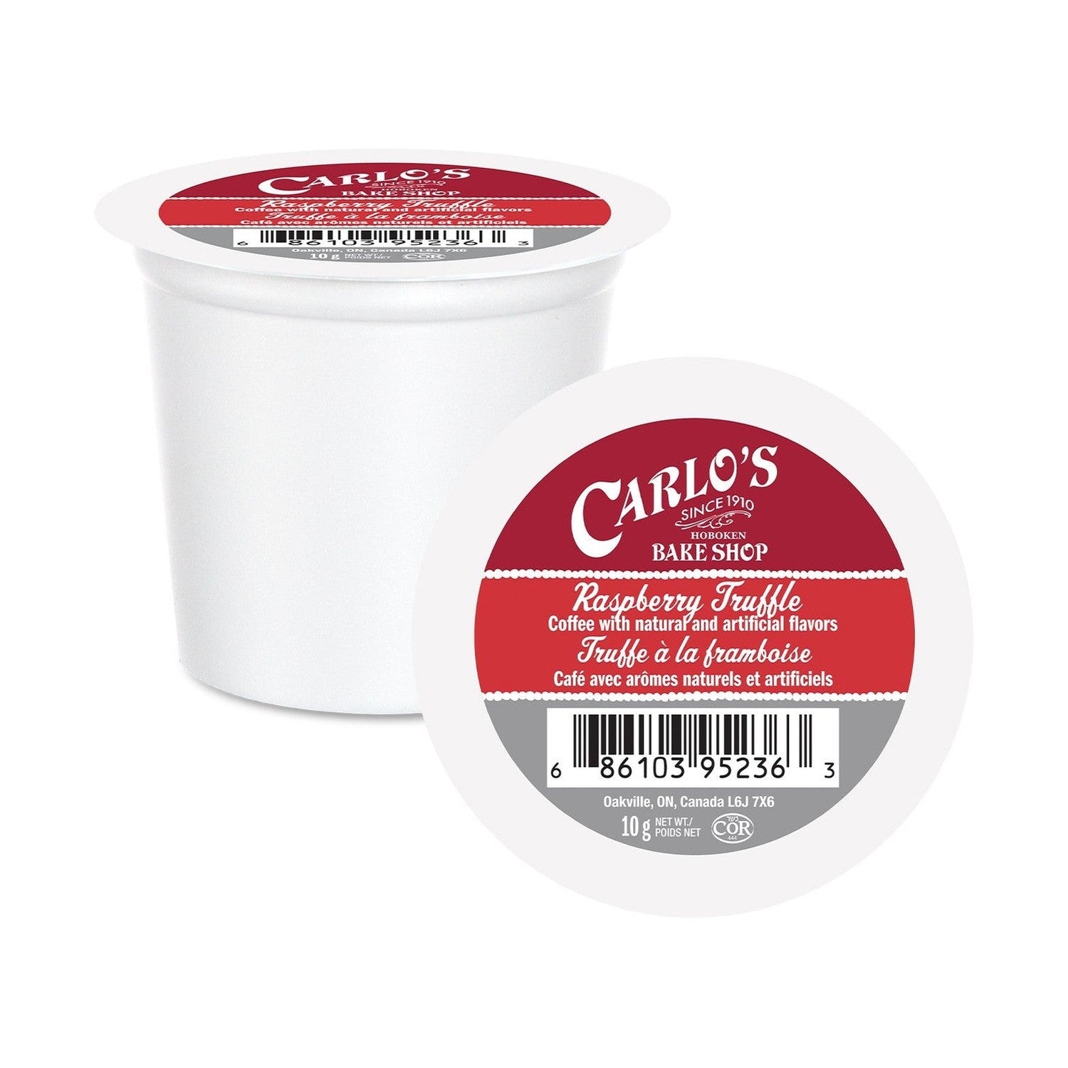 Carlo's Bake Shop Raspberry Truffle Single Serve Coffee 24 Pack