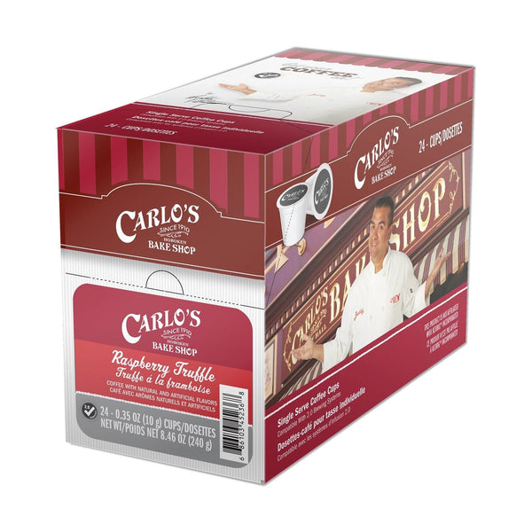 Carlo's Bake Shop Raspberry Truffle Single Serve Coffee 24 Pack