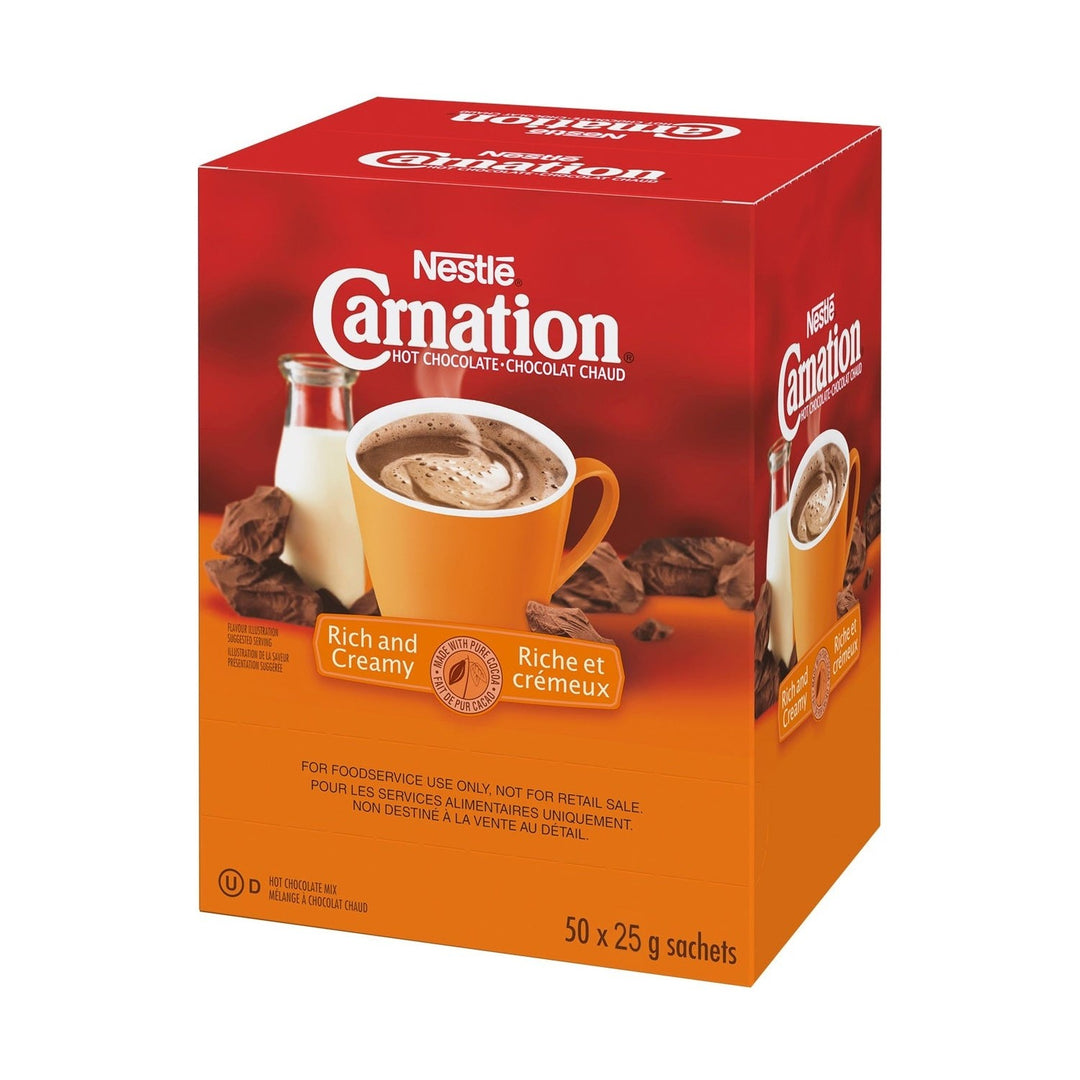 Carnation Rich & Creamy Hot Chocolate, 50 Sachets