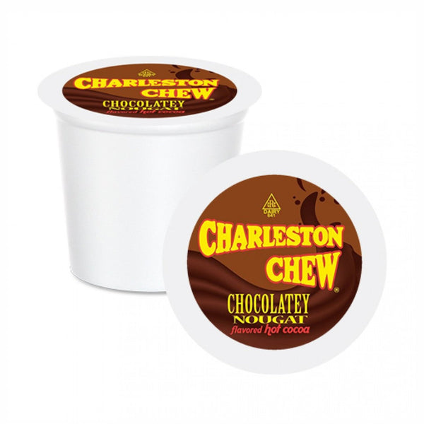 Charleston Chew Chocolatey Nougat Single Serve Hot Chocolate, 12 Pack