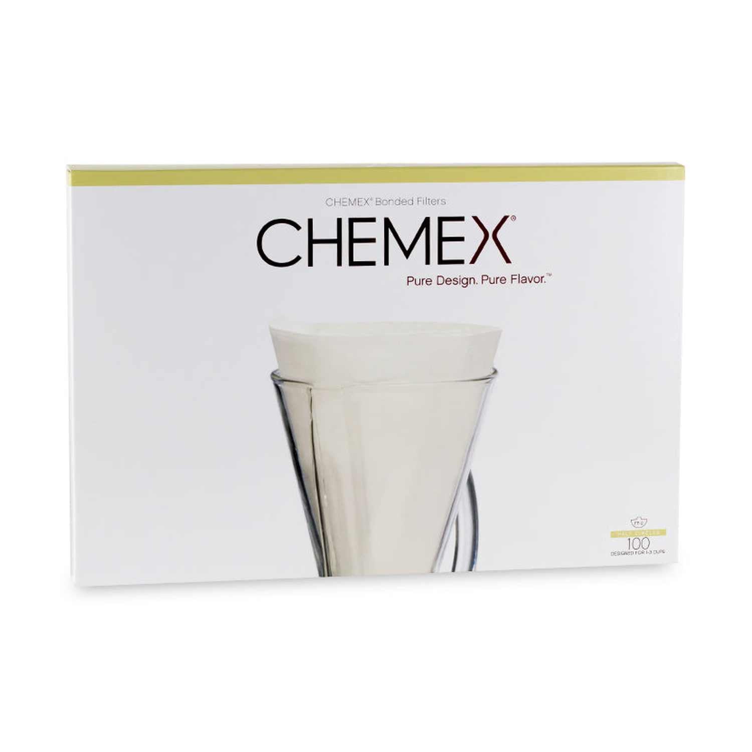 Chemex Bonded Filters FP-2 Unfolded Half Moon