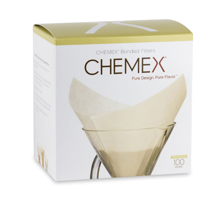 Chemex Bonded Filters FS-100 Pre-Folded Squares