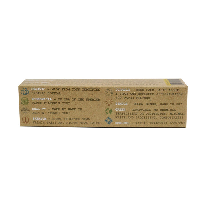 Coffee Sock Reusable Hario V60.01 Filters, 2 Pack