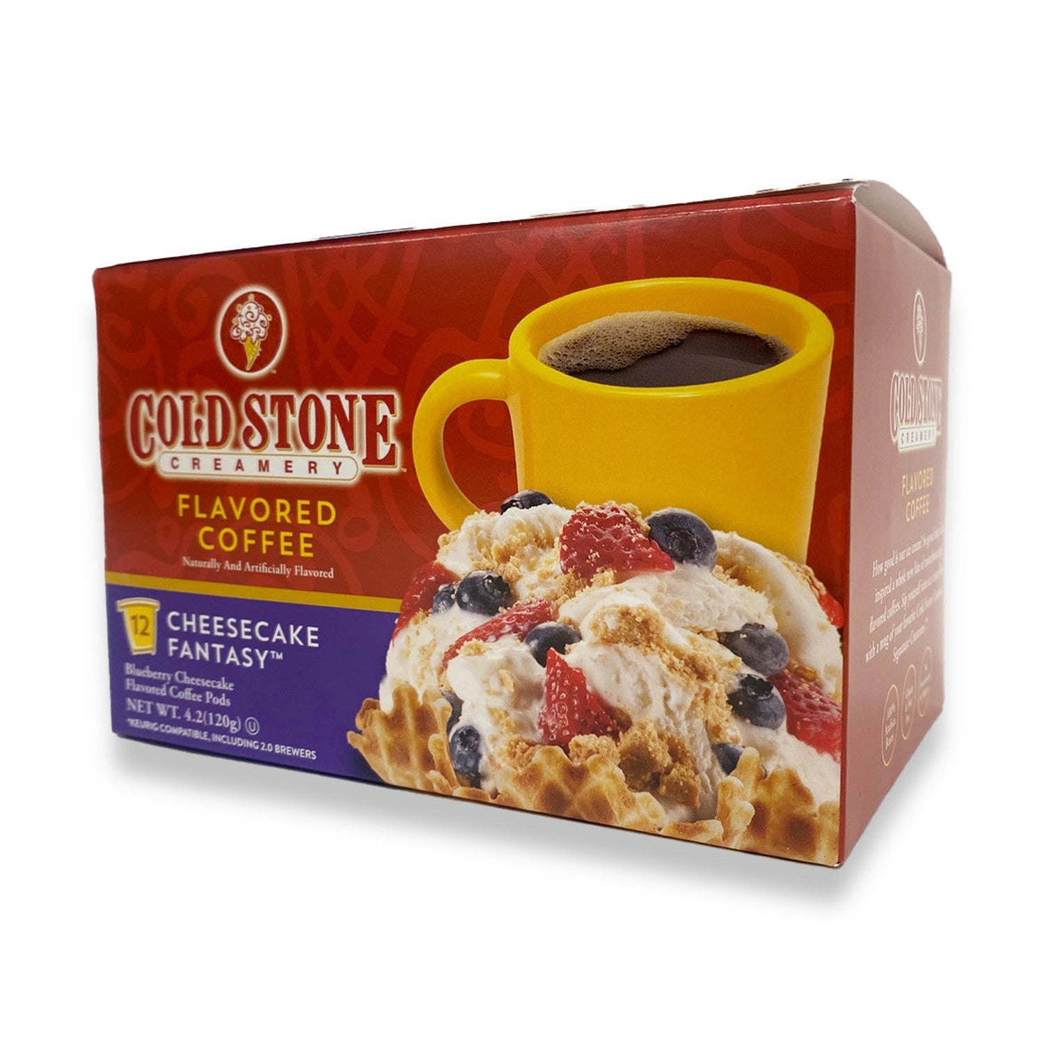 Cold Stone Creamery Cheesecake Fantasy Single Serve Coffee 12 Pack