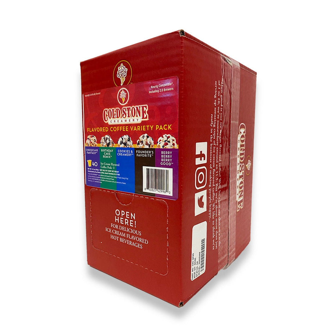 Cold Stone Creamery Single Serve Coffee Variety, 40 Pack