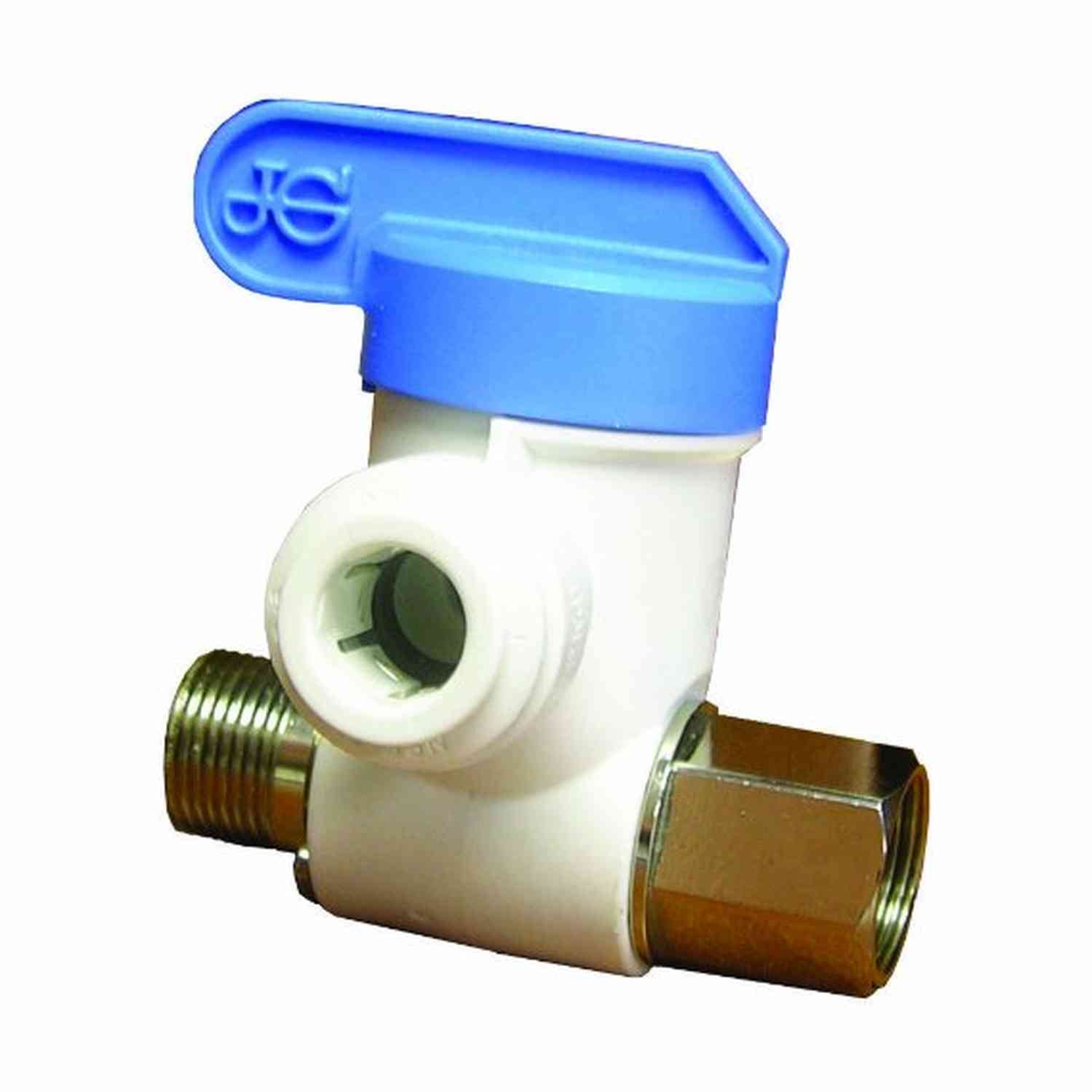 Danamark 3/8" x 3/8" x 1/4" Angle Stop Adapter Valve