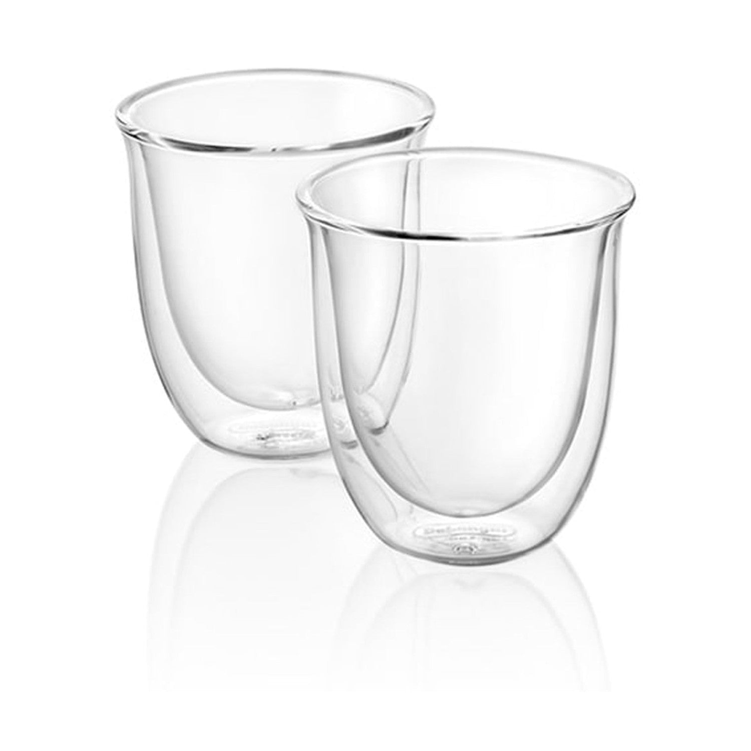 DeLonghi Bicchieri Glass Cappuccino Cups, Set of 2